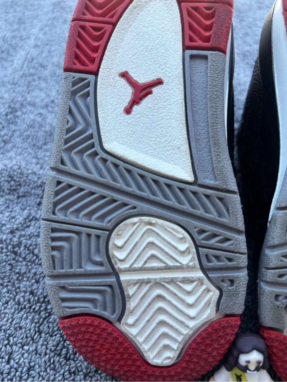 Nike Kids Black, Gray and Red Low-Top Sneakers